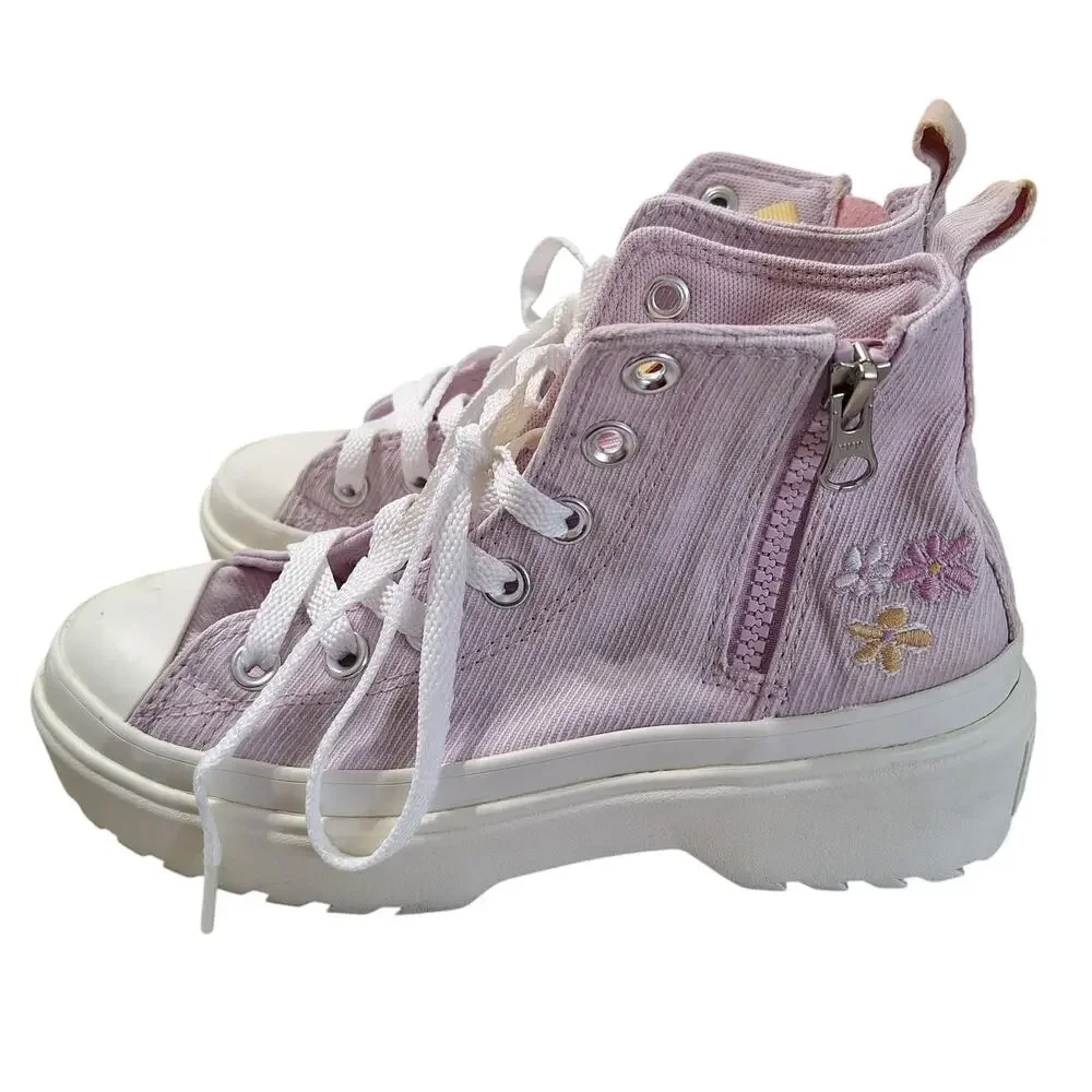 Converse Kids' 2 Chuck Taylor All Star hi-Top Sneaker girls shoes lavender